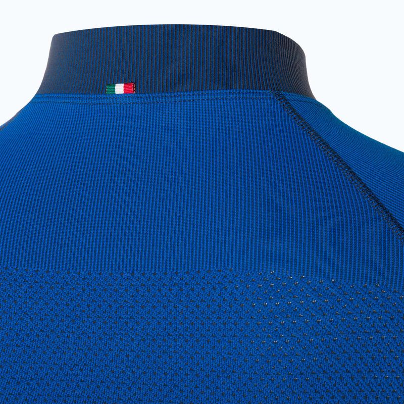 Herren-Thermoaktivshirt Mico Warm Control Mock Neck piombo 9