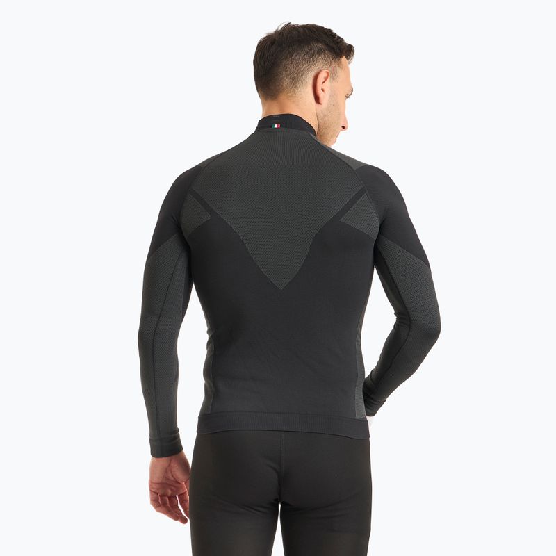 Thermoaktives Herren-Sweatshirt Mico Warm Control Mock Neck nero 2