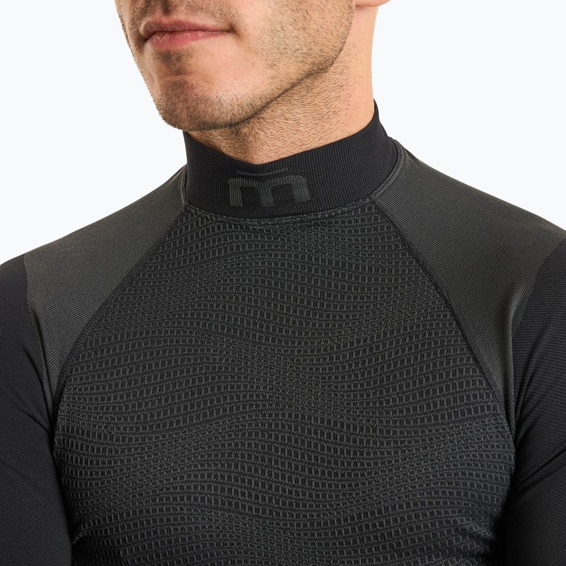 Thermoaktives Herren-Sweatshirt Mico Warm Control Mock Neck nero 3