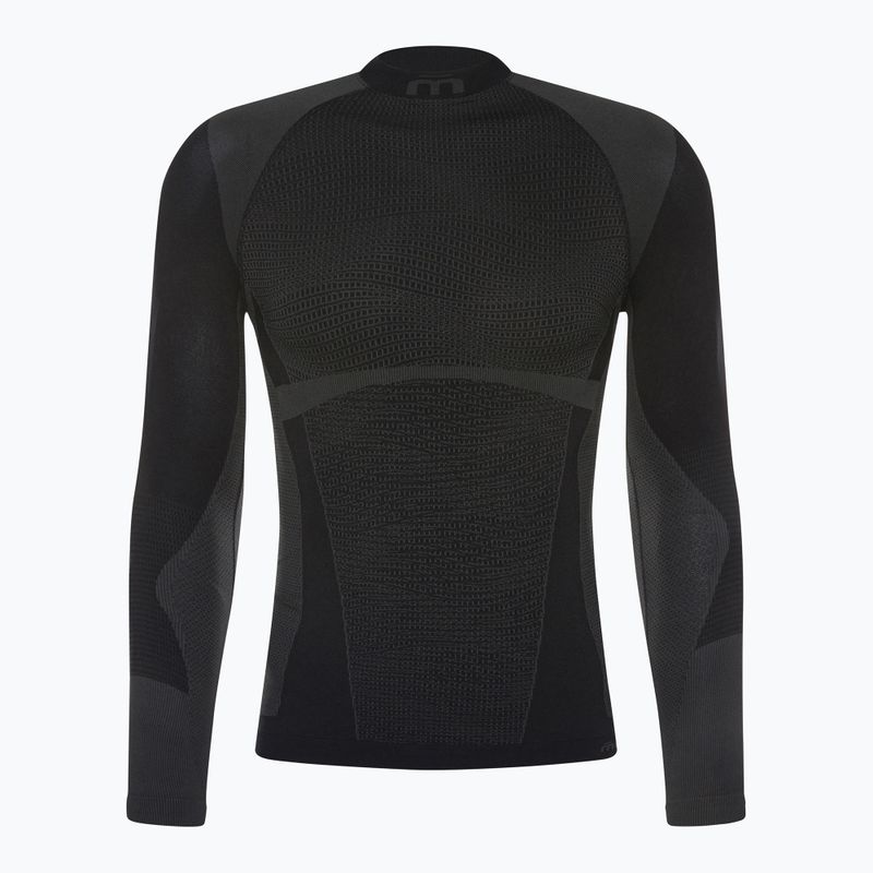 Unterwäsche Funktionsshirt Herren Mico Warm Control Mock Neck schwarz IN1851 6