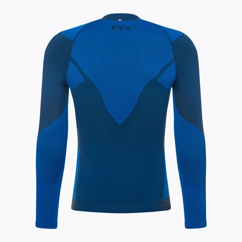 Thermoaktives Herren-Sweatshirt Mico Warm Control Zip Neck piombo 2