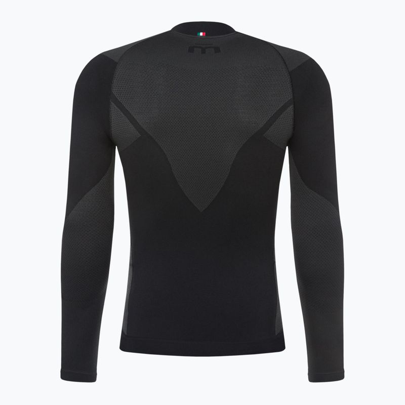 Herren-Thermoaktivshirt Mico Warm Control Zip Neck nero 7