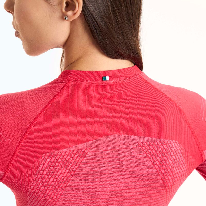 Damen-Thermoaktivshirt Mico Warm Control Round Neck fragola 4