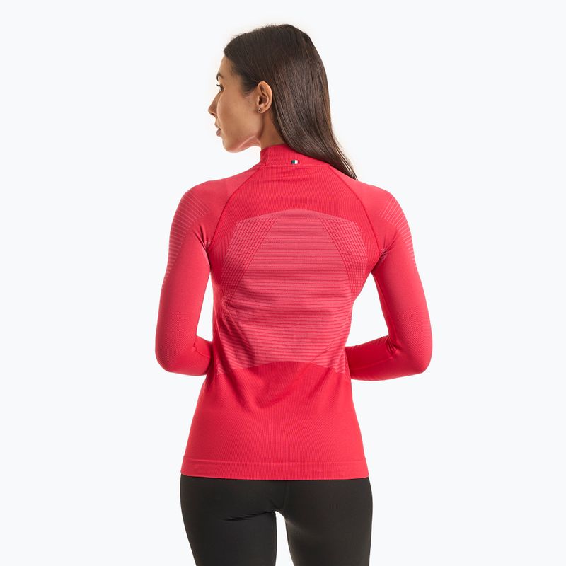 Unterwäsche Funktionsshirt Damen Mico Warm Control Mock Neck rosa IN1856 2