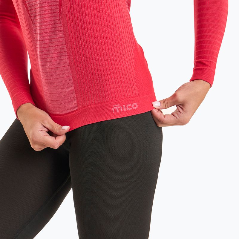 Unterwäsche Funktionsshirt Damen Mico Warm Control Mock Neck rosa IN1856 5
