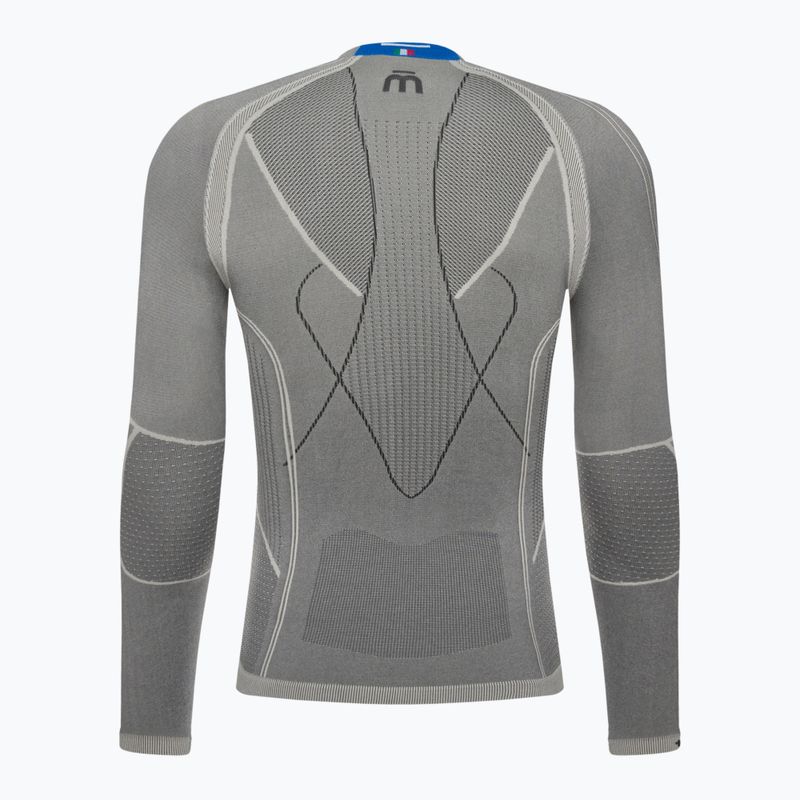 Herren Thermoaktivshirt Mico Odor Zero Rundhals grigio 7