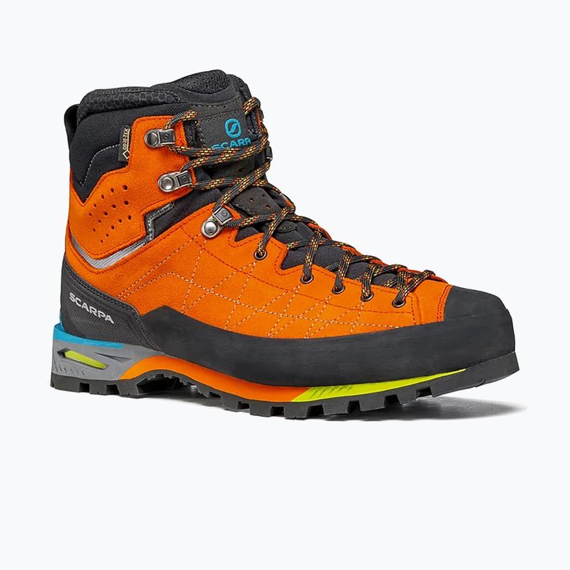 Herren-Hochgebirgsstiefel SCARPA Zodiac Tech GTX orange 71100-200 10