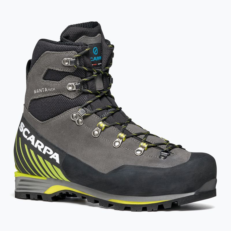 Bergsteigerschuhe Herren SCARPA Manta Tech GTX shark/lime 8