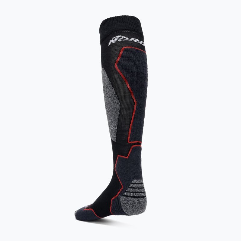 Nordica Herren Skisocken High Performance M schwarz/anthra/rot 2