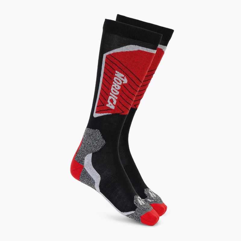 Skisocken Kinder Nordica Tech Junior black/ red/ white