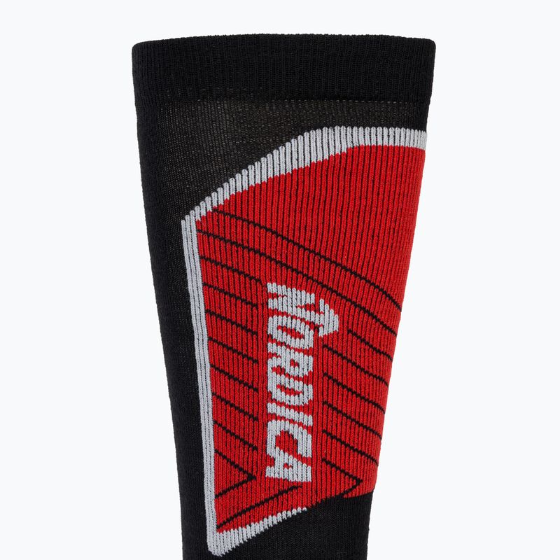 Skisocken Kinder Nordica Tech Junior black/ red/ white 4