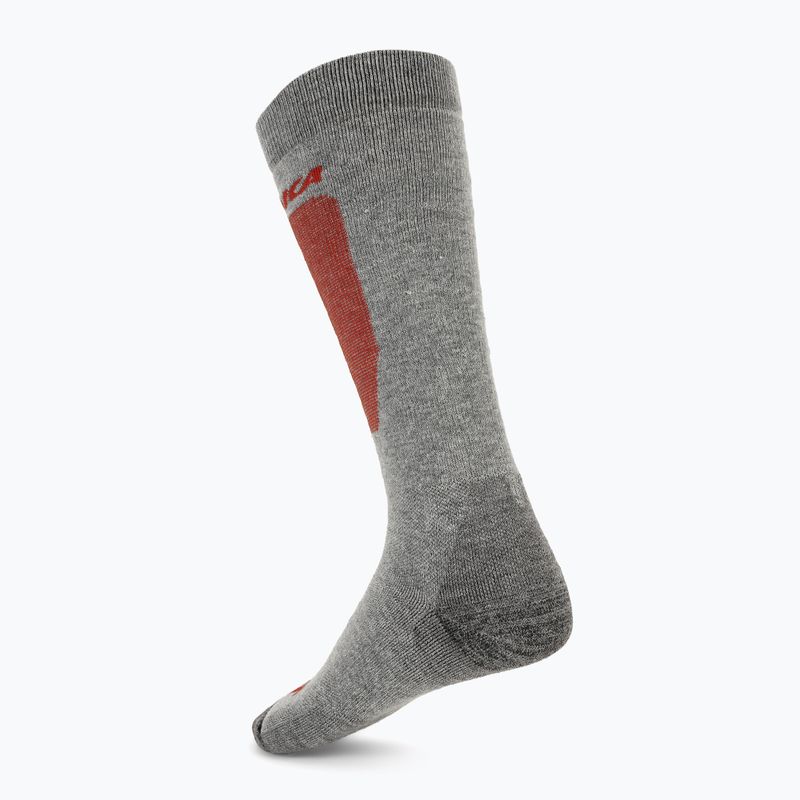 Skisocken Nordica Uni 2.0 2 pary grey/ red+black/ red 4