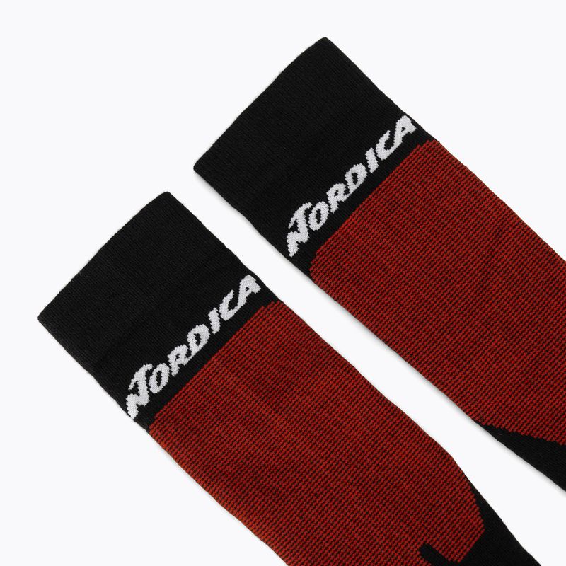 Skisocken Nordica Uni 2.0 2 pary grey/ red+black/ red 7