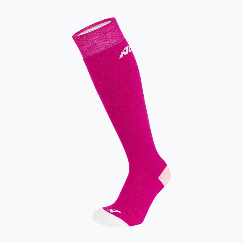 Nordica Multisports Winter Kinderskisocken 2 Paar fuxia/ rose/ weiß 9