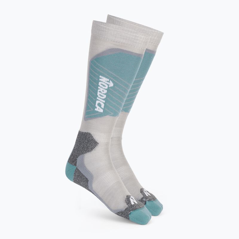 Kinder-Skisocken Nordica Tech Junior grey/lichen blue/cool grey