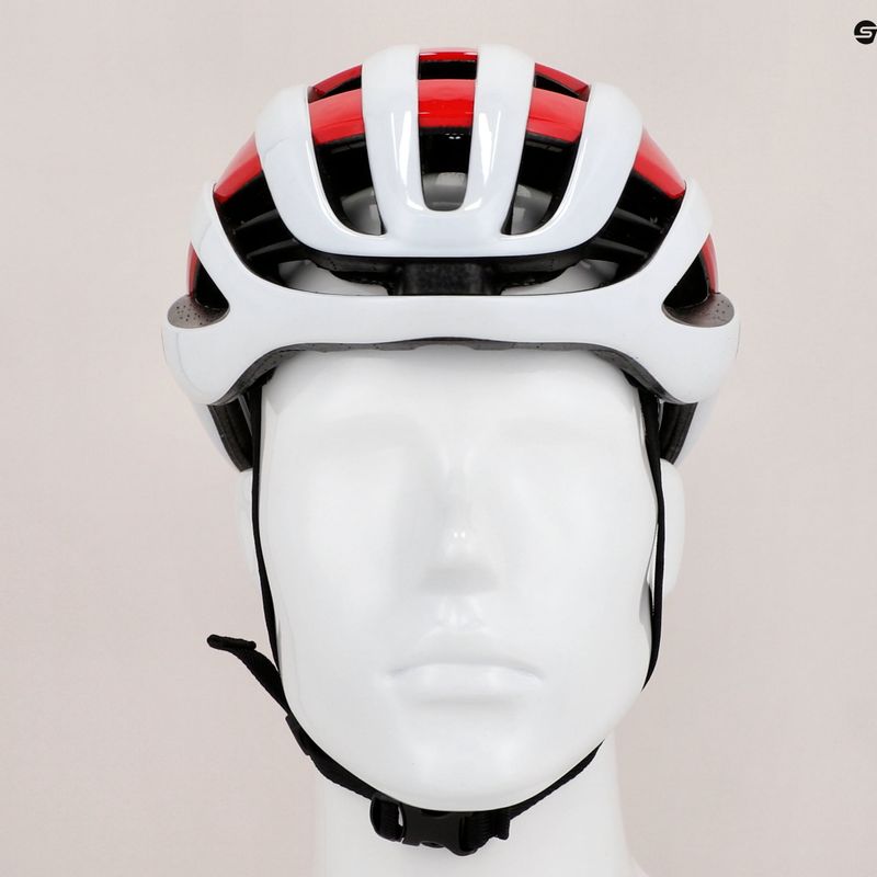 ABUS AirBreaker Fahrradhelm weiß und rot 86836 11