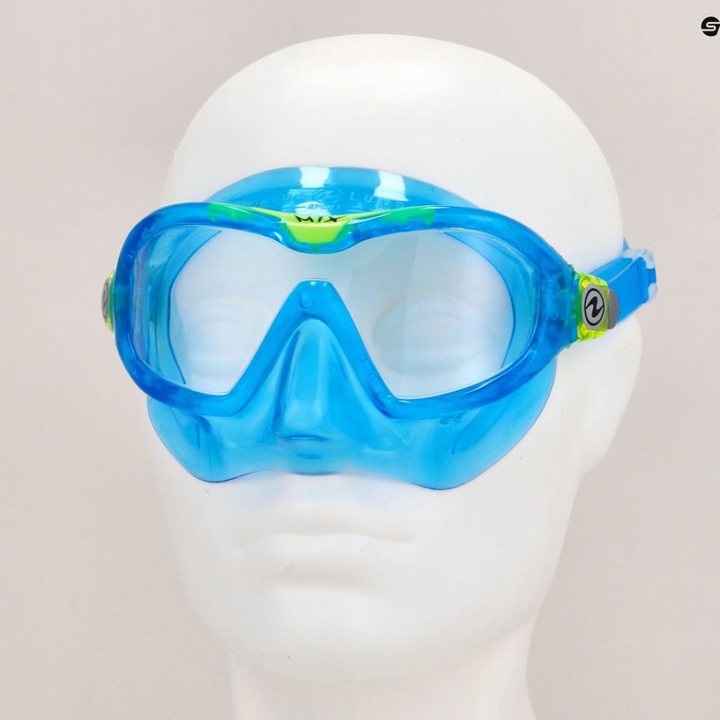 Aqualung Mix Kindertauchmaske light blue/blue green MS5564131S 7