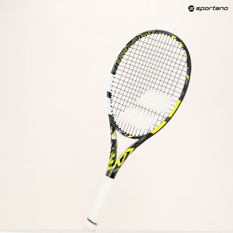 Babolat Pure Aero Junior 26 Kinder-Tennisschläger grau-gelb 140465 8