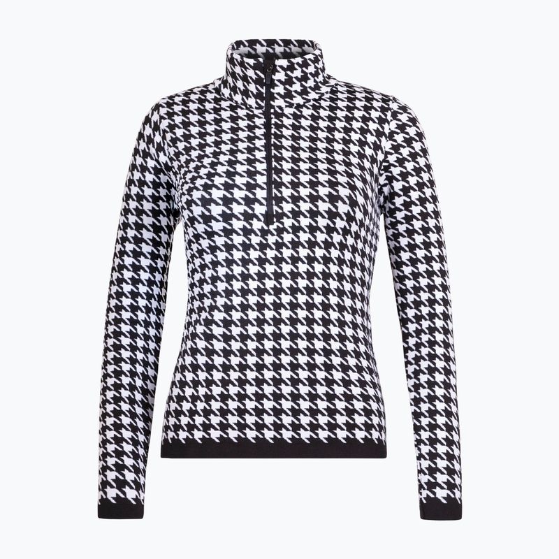 Thermoaktiver Sweatshirt Hoodie Damen Newland Isa Half Zip black/white