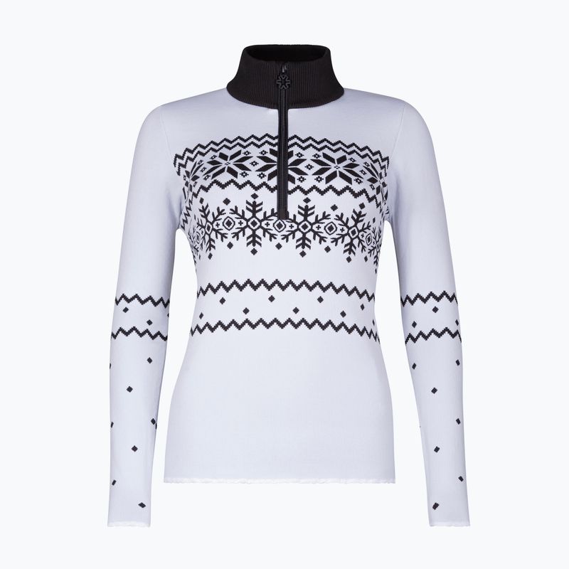 Thermoaktiver Sweatshirt Hoodie Damen Newland Groenlandia Half Zip white/black