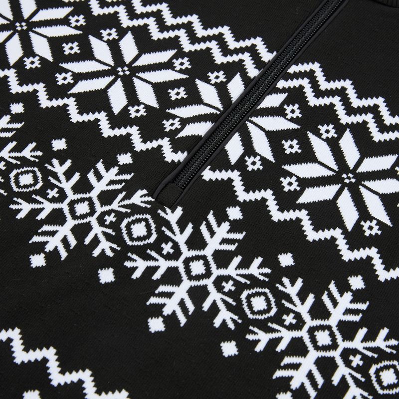 Thermoaktiver Sweatshirt Hoodie Damen Newland Groenlandia Half Zip black/white 3