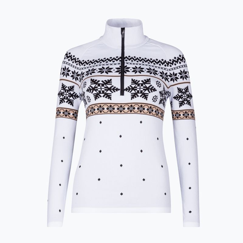 Thermoaktiver Sweatshirt Hoodie Damen Newland Isalind Half Zip white/black