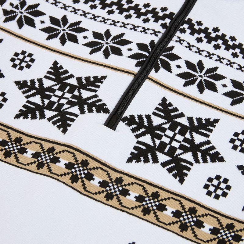 Thermoaktiver Sweatshirt Hoodie Damen Newland Isalind Half Zip white/black 3