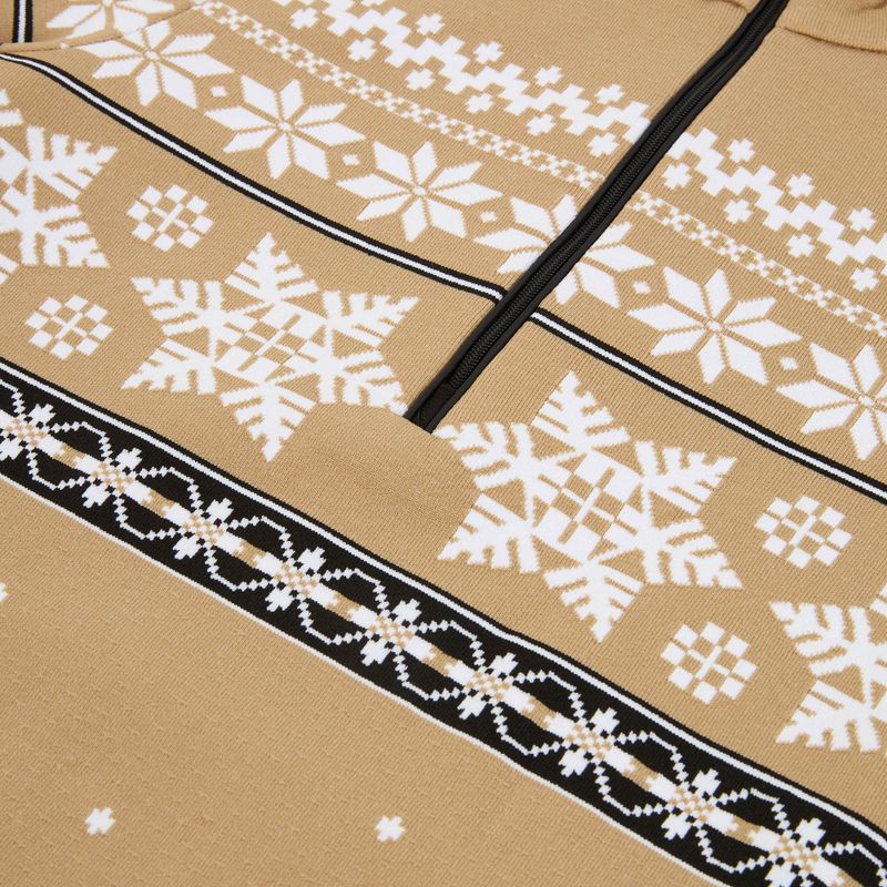 Thermoaktiver Sweatshirt Hoodie Damen Newland Isalind Half Zip biscuit/white 3