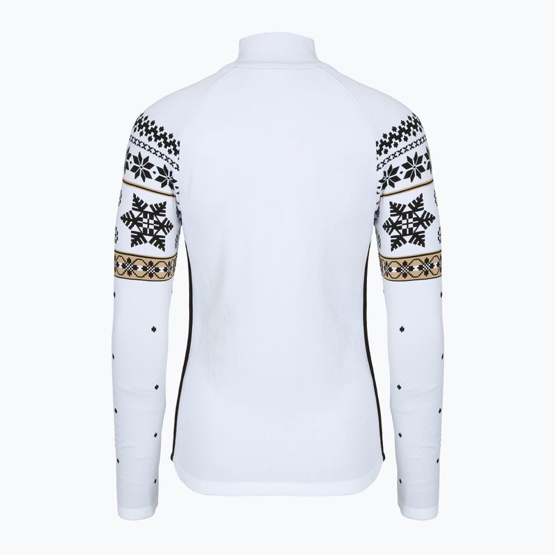 Thermoaktiver Sweatshirt Hoodie Damen Newland Jadis Full Zip white/black 2