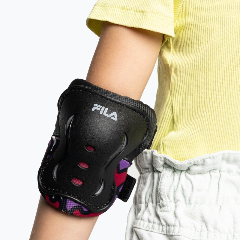 Satz Kinderschützer FILA FP Gears black/pink 11