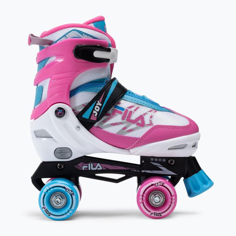 Rollschuhe für Kinder FILA Joy G white/pink/light blue 2