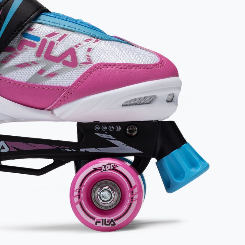 Rollschuhe für Kinder FILA Joy G white/pink/light blue 8