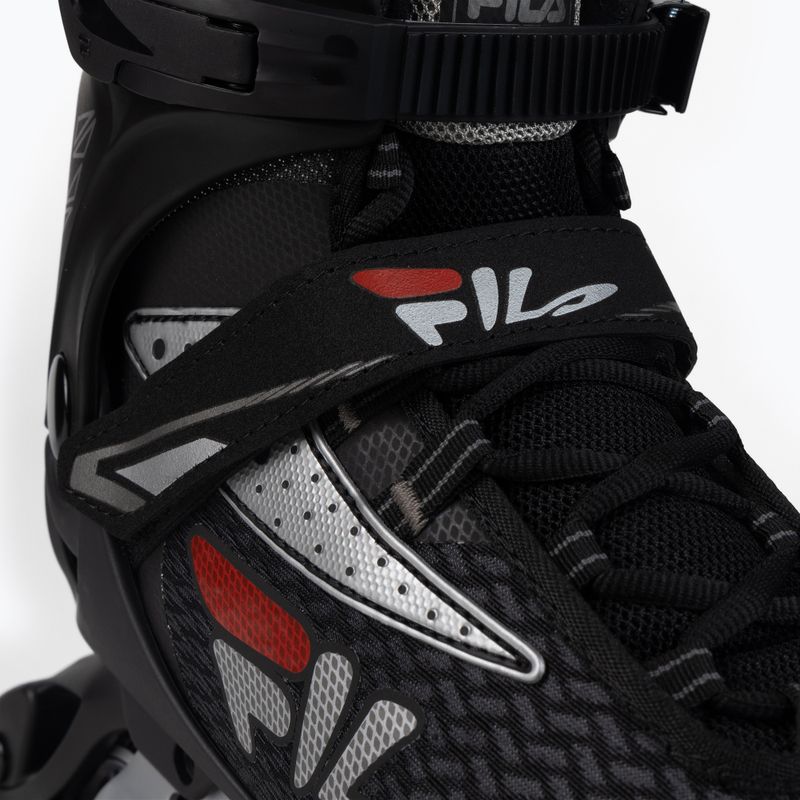 Rollerblades für Männer FILA Legacy Pro 80 black/silver/red 5