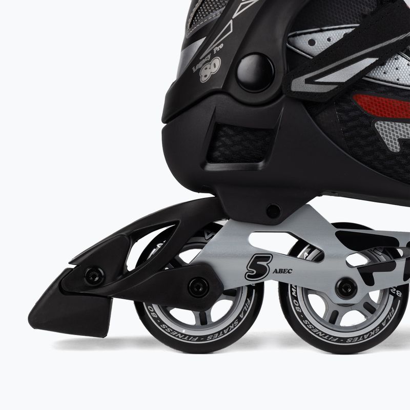 Rollerblades für Männer FILA Legacy Pro 80 black/silver/red 7