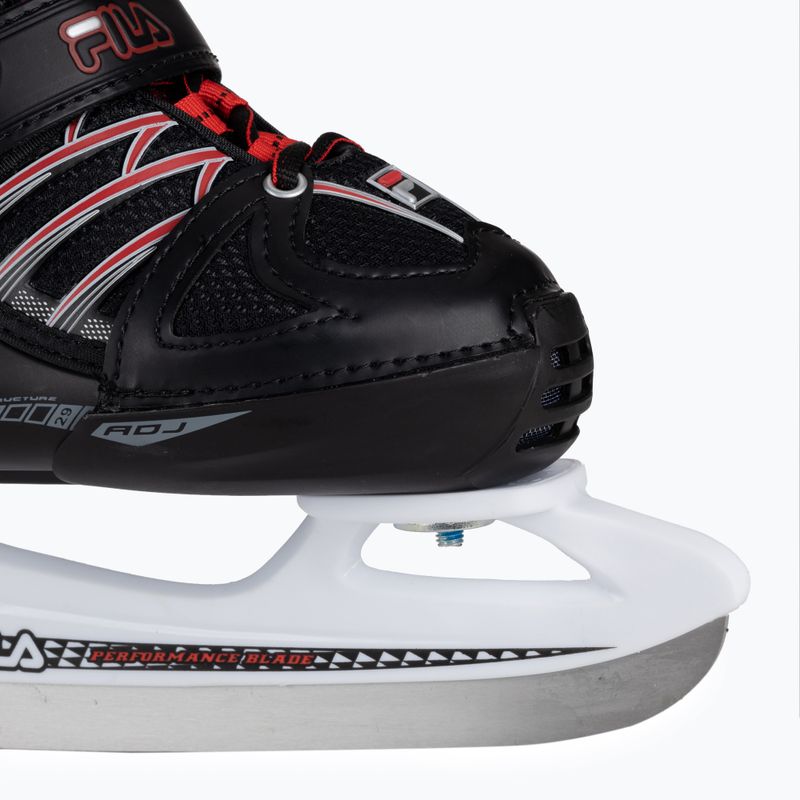 Schlittschuhe für Kinder FILA X-One black/red 5