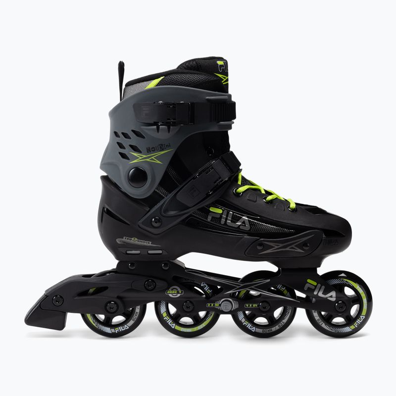 Rollerblades für Männer FILA Houdini black/grey/lime 2