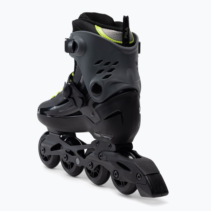 Rollerblades für Männer FILA Houdini black/grey/lime 3