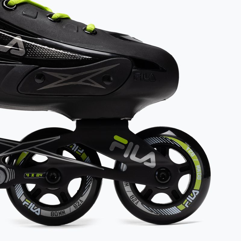 Rollerblades für Männer FILA Houdini black/grey/lime 5