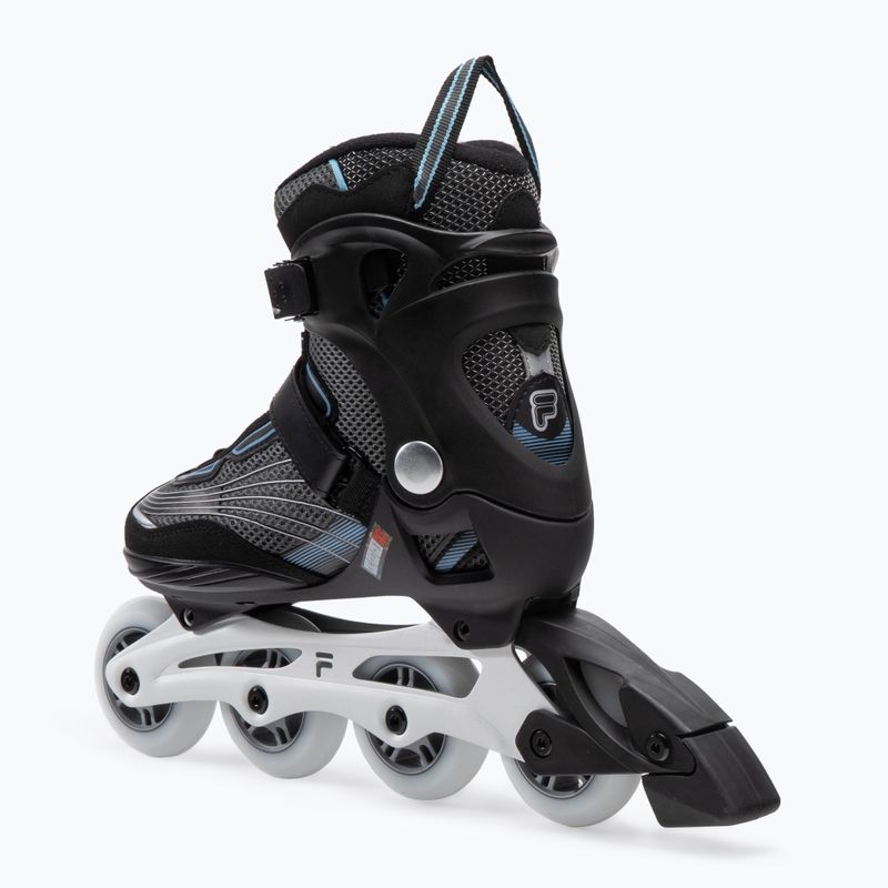 Rollerblades für Frauen FILA Mizar 80 Lady  black/lightblue 3