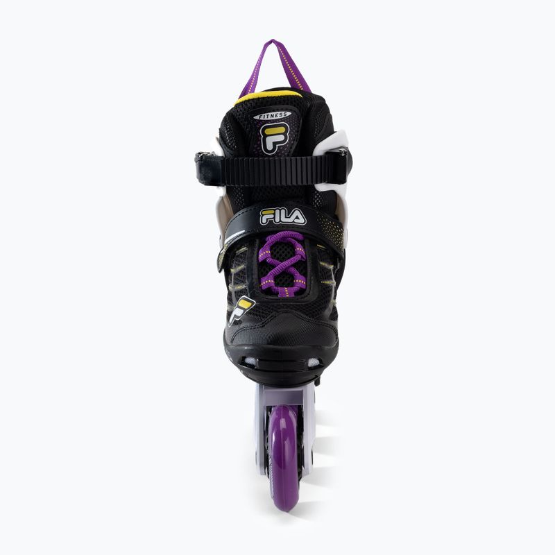 Rollschuhe für Kinder FILA Wizy G black/yellow magenta 4