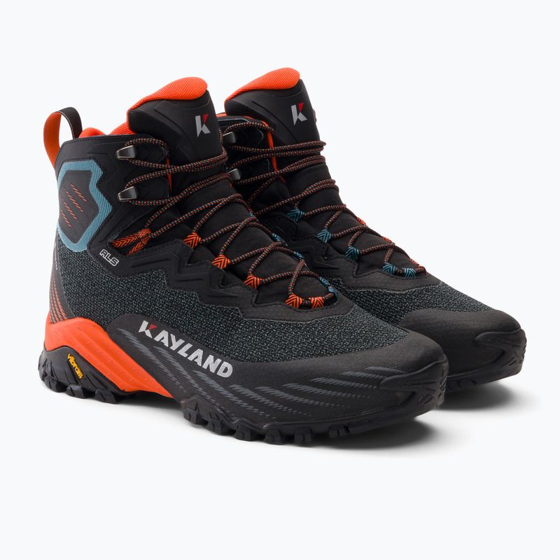 Kayland Duke Mid GTX Herren-Trekkingstiefel 018022490 schwarz/orange 4
