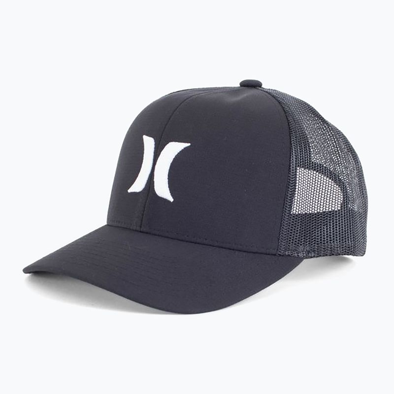 Hurley Del Mar Trucker Herren Baseballkappe reines Platin/Schwarz