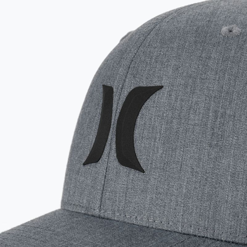 Herren Hurley Icon Weld Baseballkappe schwarz 3