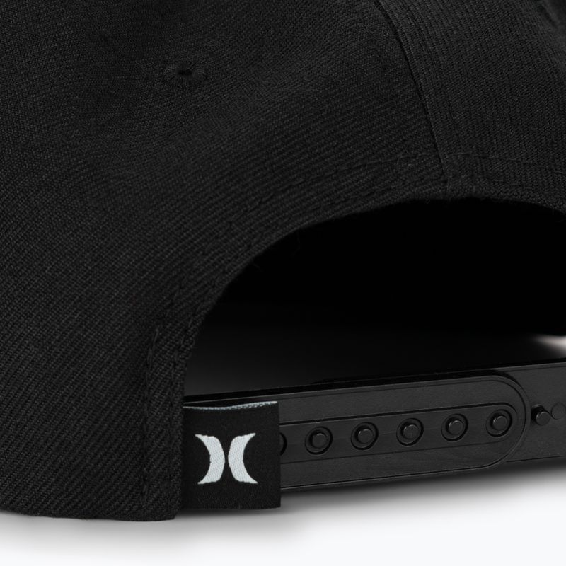 Hurley Bixby Herren Baseballkappe schwarz 4