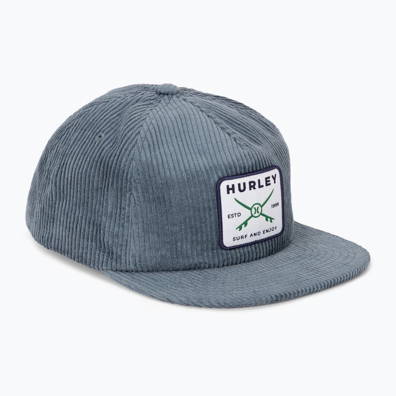 Hurley Tri Coast Herren Baseballkappe halb blau