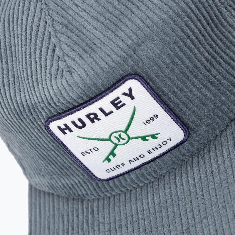 Hurley Tri Coast Herren Baseballkappe halb blau