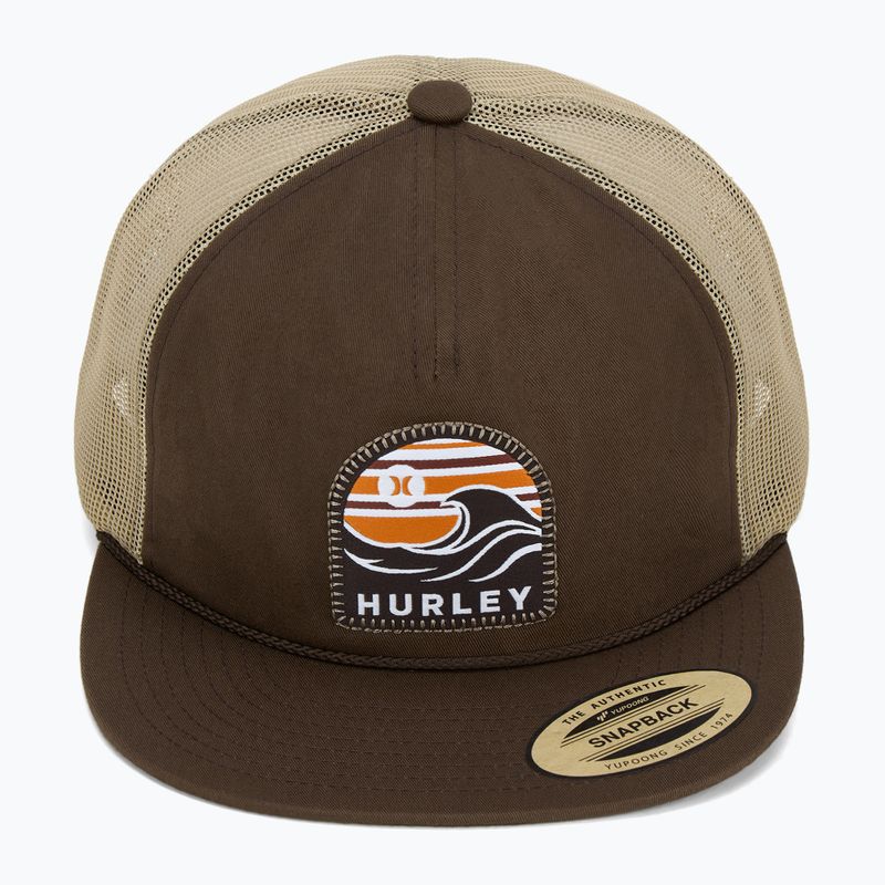 Herren Hurley Mavericks Trucker Samt braun Baseballkappe 2
