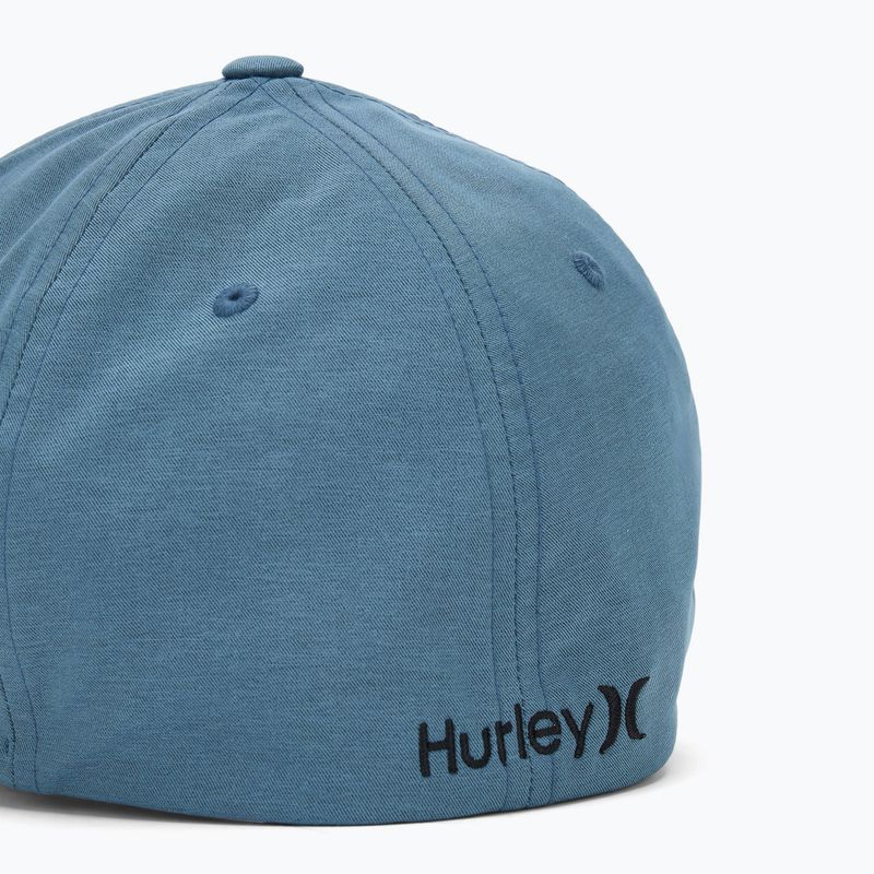 Hurley Icon Textur Baldrian blau Herren Baseballkappe 4