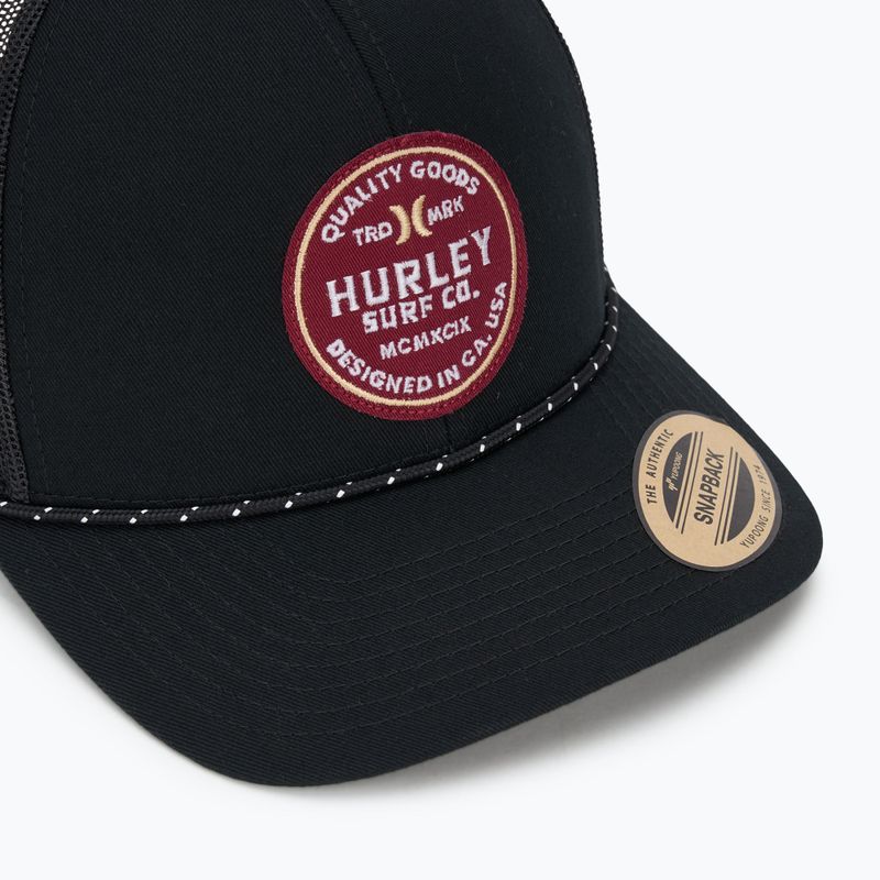 Hurley Jetties Trucker Herren Baseballkappe schwarz 3