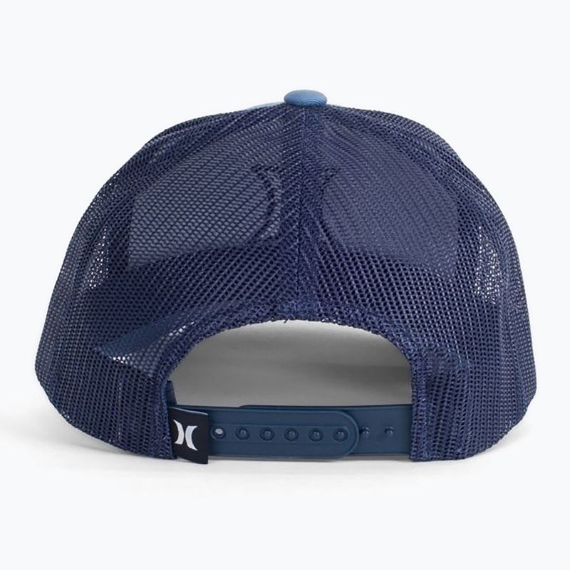 Hurley Del Mar Trucker Herren Baseballkappe hellblau Wut 2